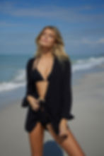 Explore 3 Piece Bikini Set best quality Millie Tie Cover Up PQ Swim black Shirt Beach Cover up USA