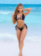 Black Cutout Bikini Set Mapale sexiest bathing suits black bikini with gold chain thong triangle adjustable skimpiest bikini