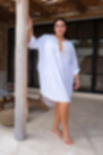 Plus size cover ups White shirt bathing suit cover up Gershwin Over Shirt Cover Up white long sleeve cover up artesands usa